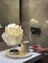 Opviq Lámpara de mesa Eva Blanco y Plata